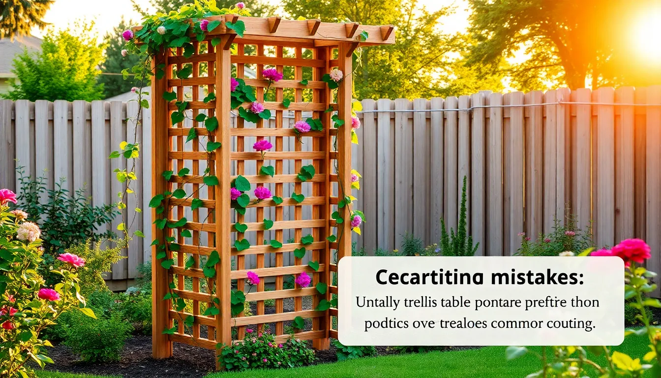 Mistakes To Avoid In Install A Garden Trellis