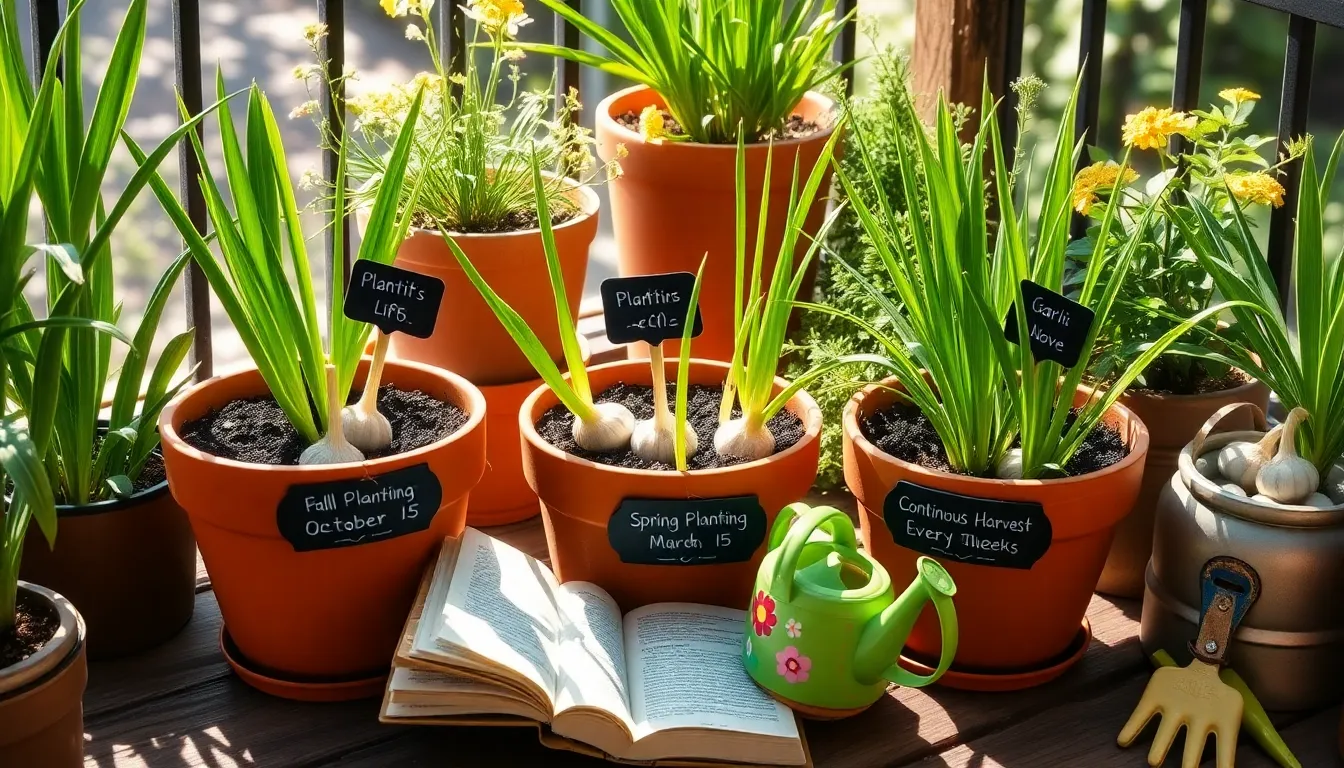 How Often Should You Plant Garlic In Pots