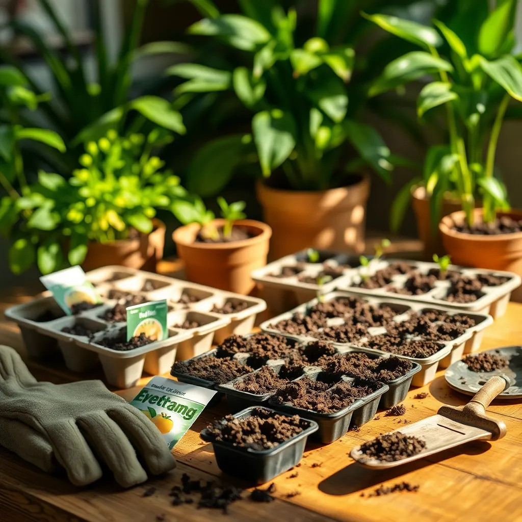 Prepare Seed-Starting Containers