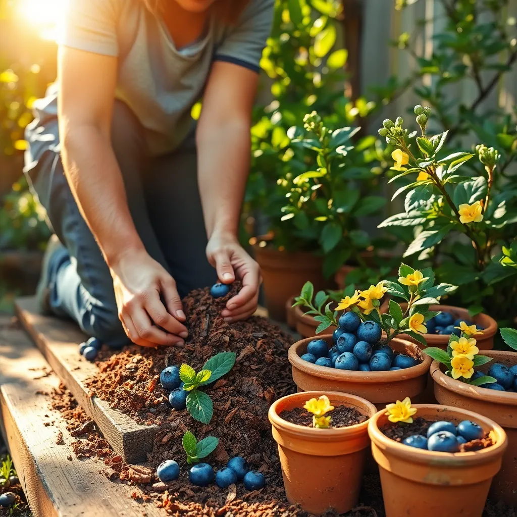 Prepare Well-Draining Potting Mix