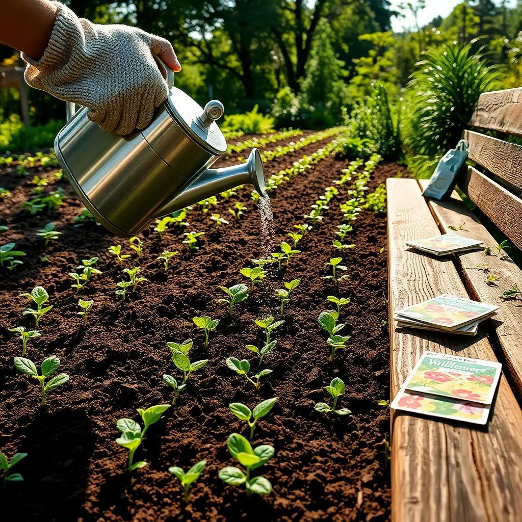 Water Consistently During Germination