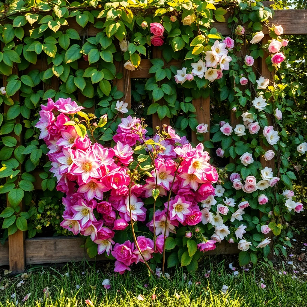 Overcrowding Plants on Trellis