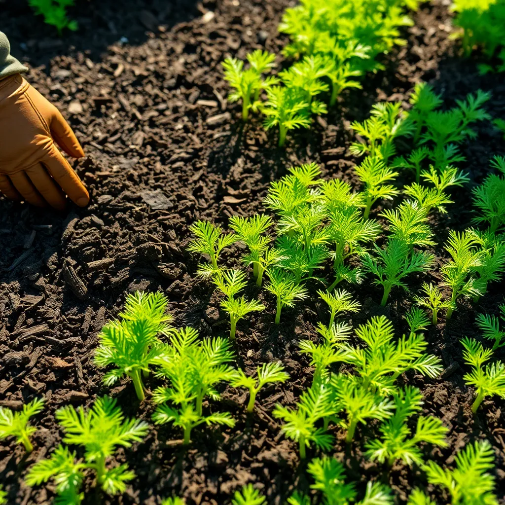 Mulch to Retain Soil Moisture