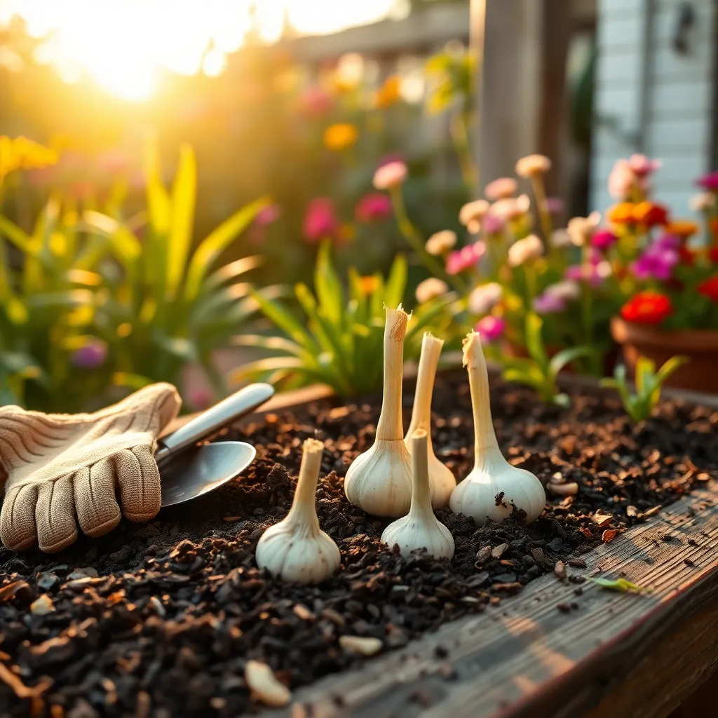 Plant Cloves at Correct Depth