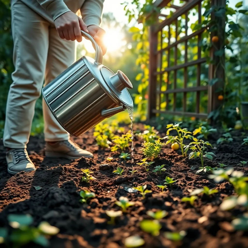 Water Consistently for Germination