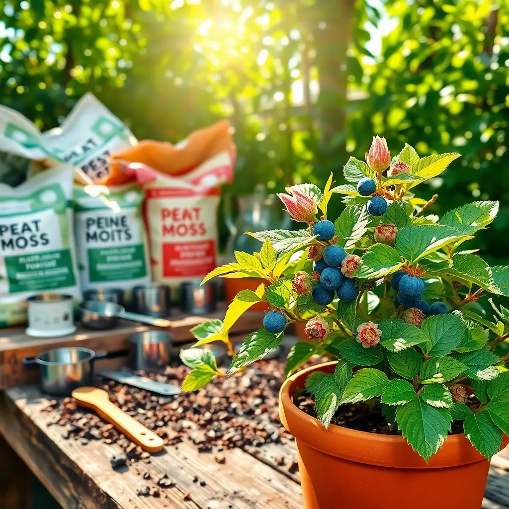 Prepare Acidic Potting Mix