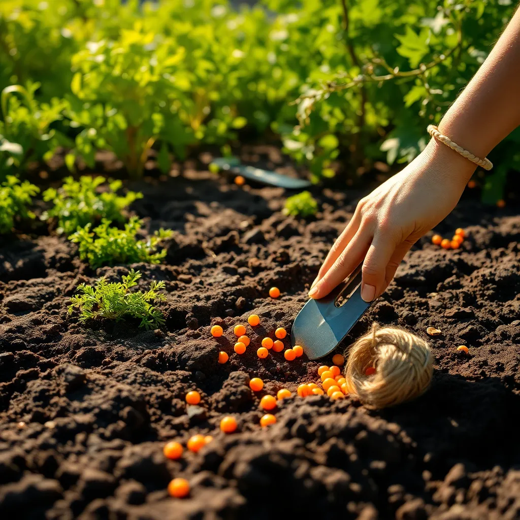 Sow Carrot Seeds Sparingly