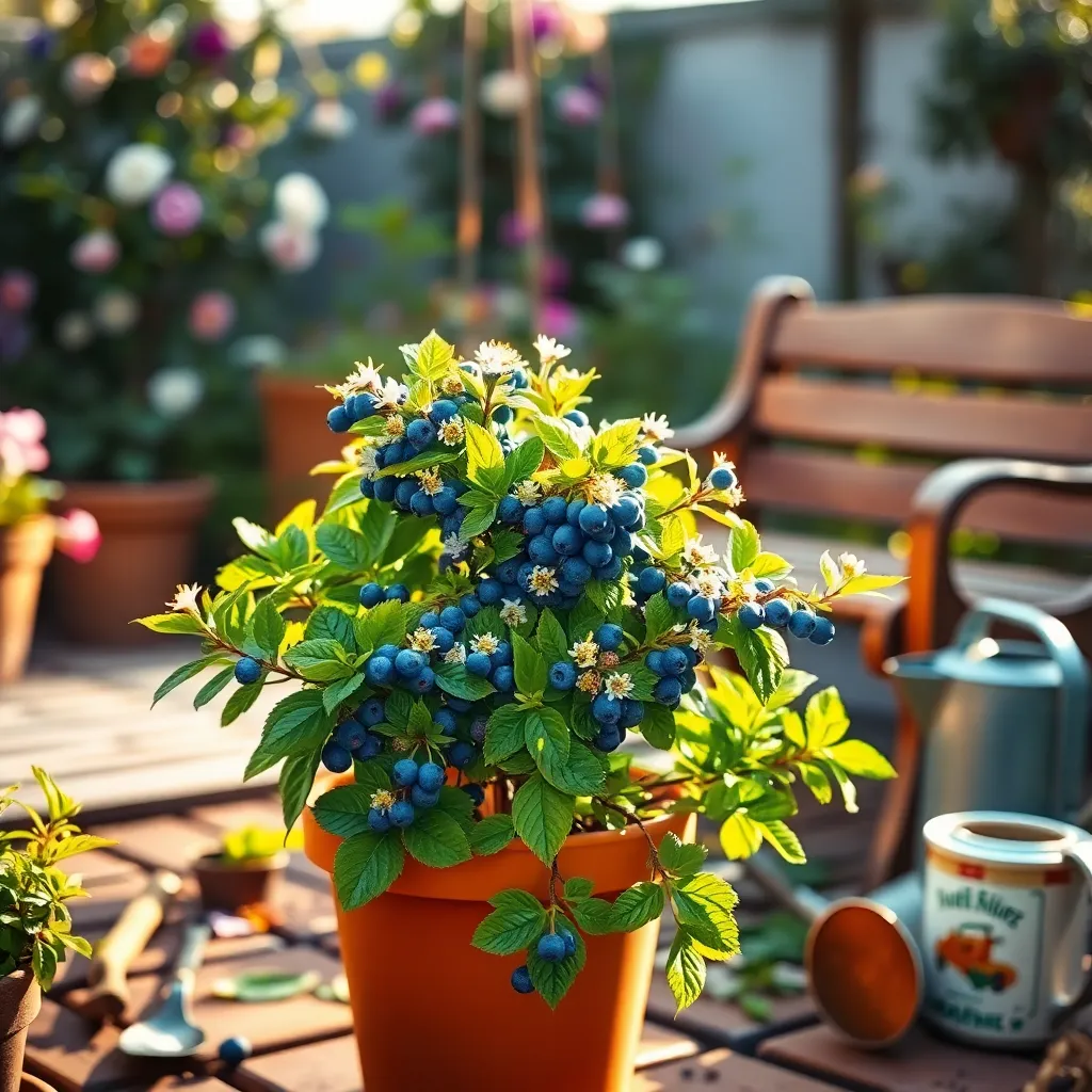 Myth: Blueberries Need Huge Pots