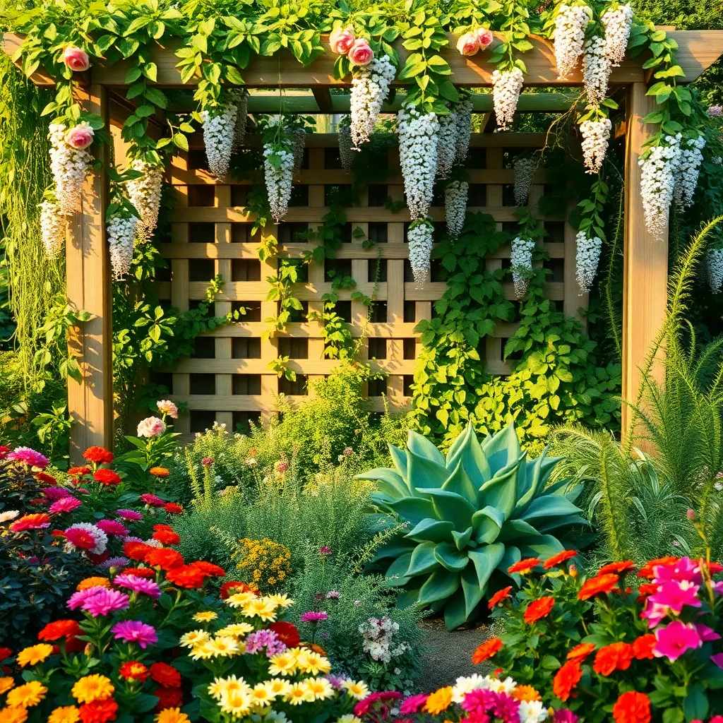 Aesthetic Appeal of Trellised Gardens