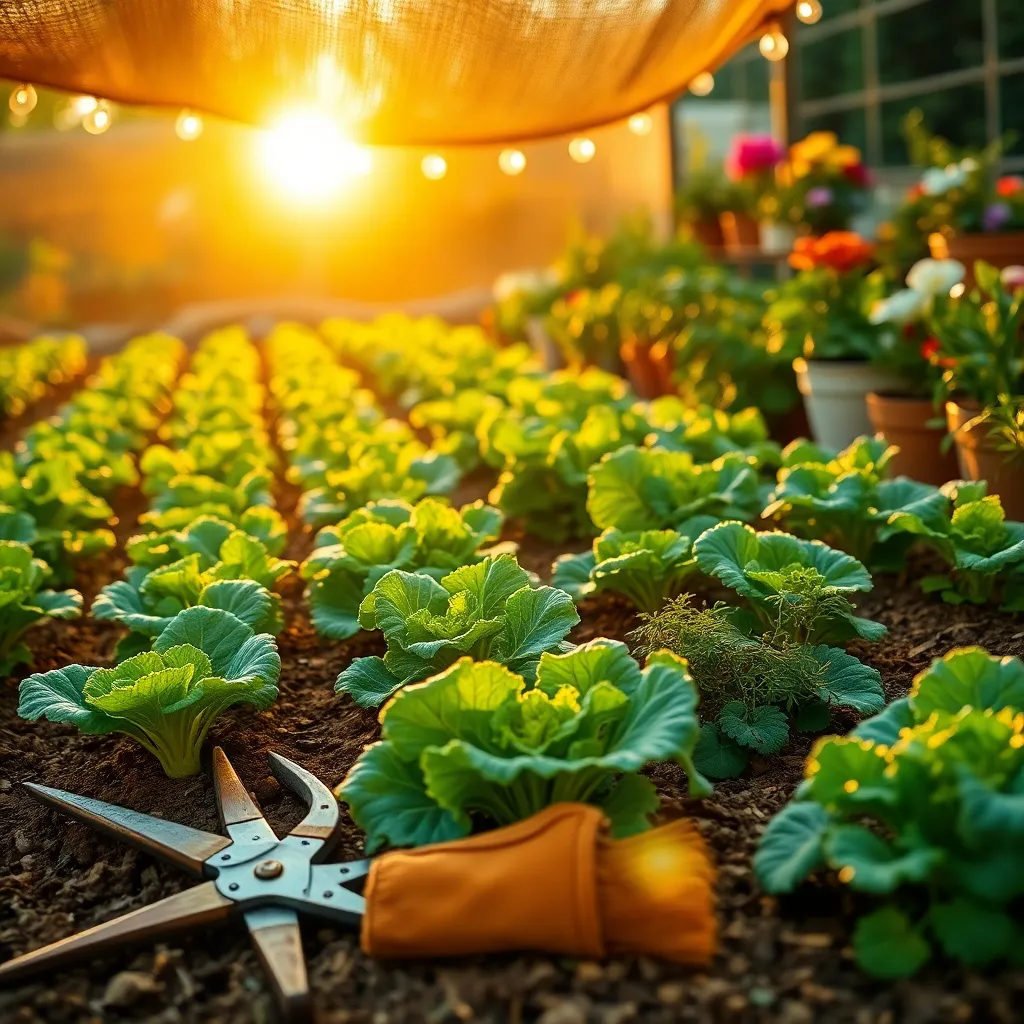 Cover Plants with Cloth or Burlap