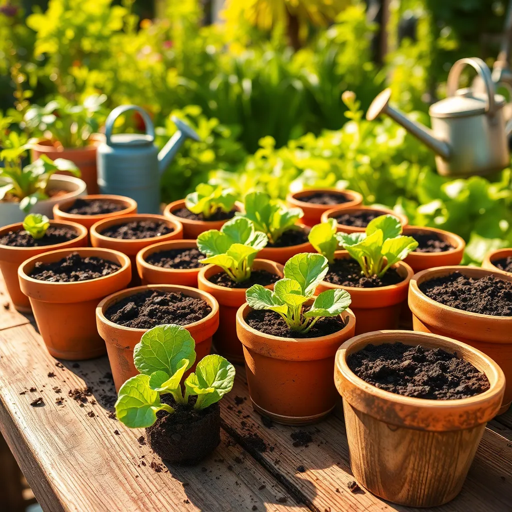 Preparing Containers for Planting