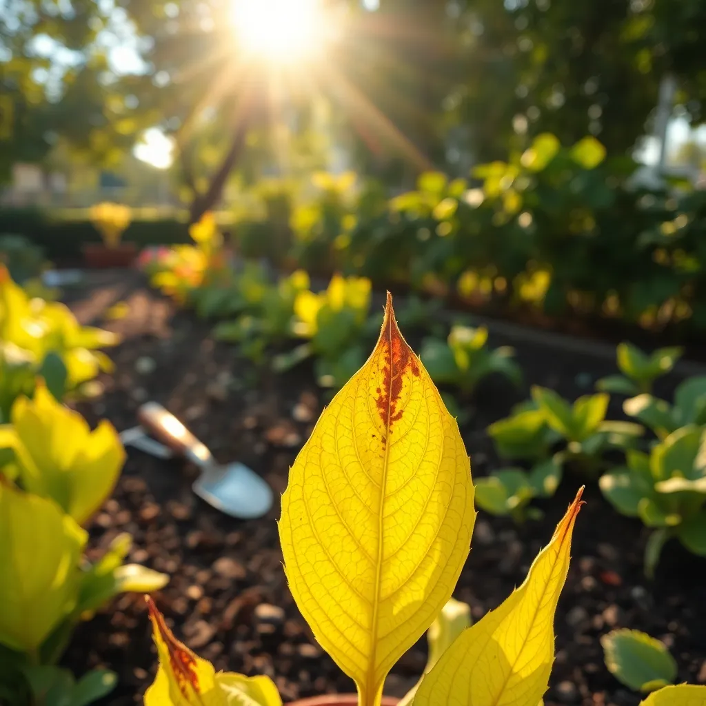 Signs of Overuse in Plants
