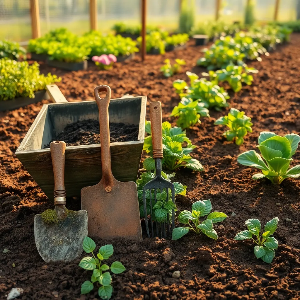 Tools Needed for Soil Amendment