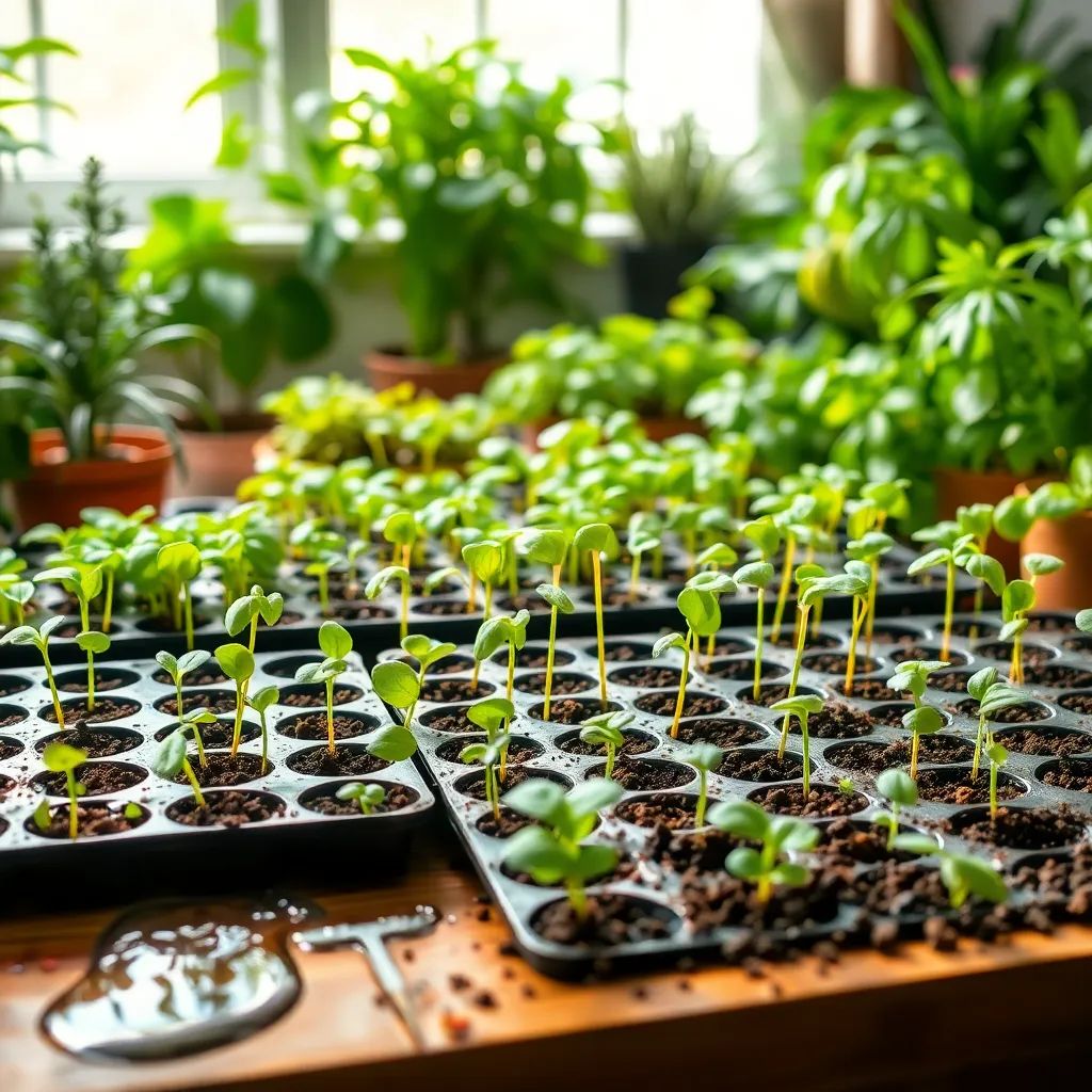 Overwatering and Dampening Off