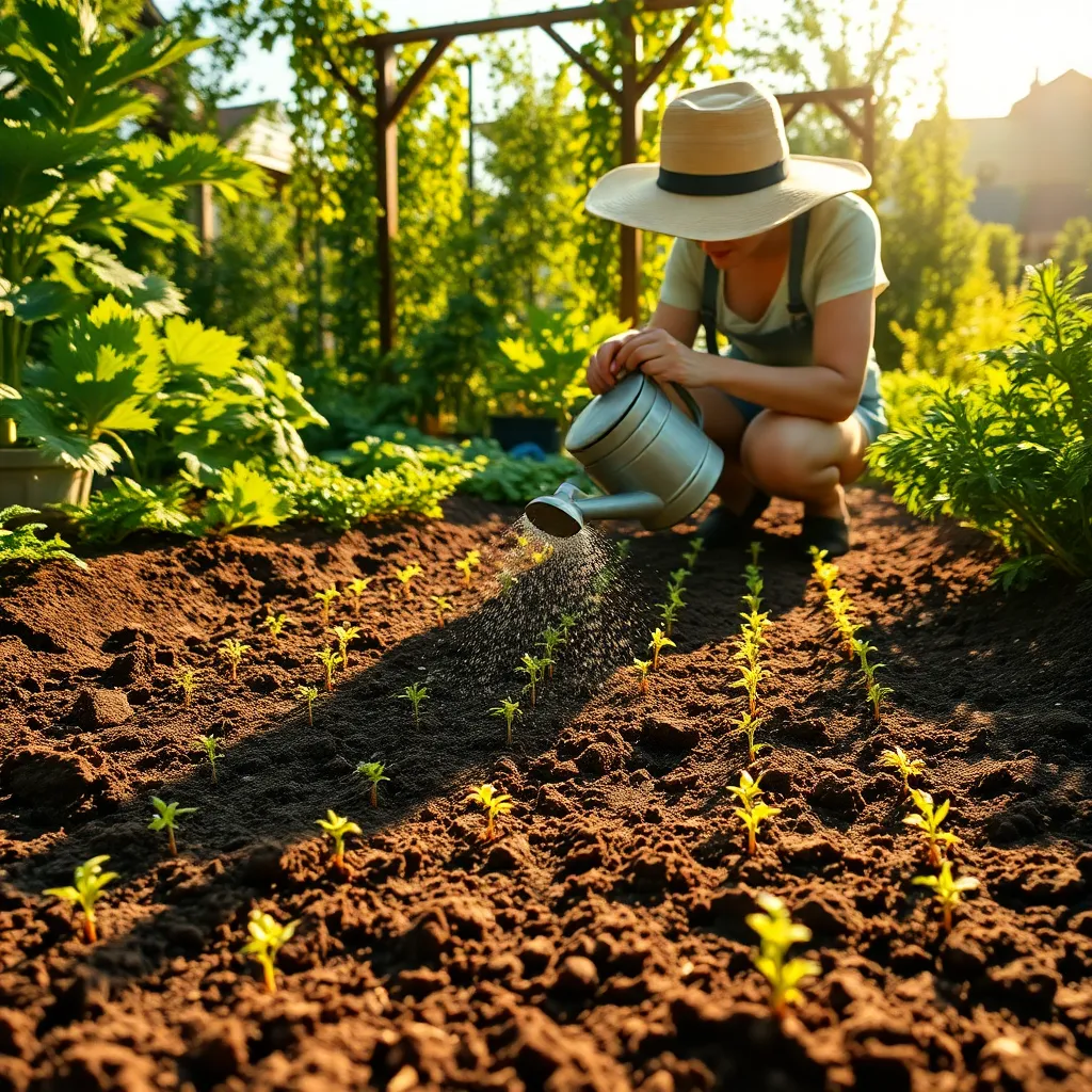 Water Consistently for Germination