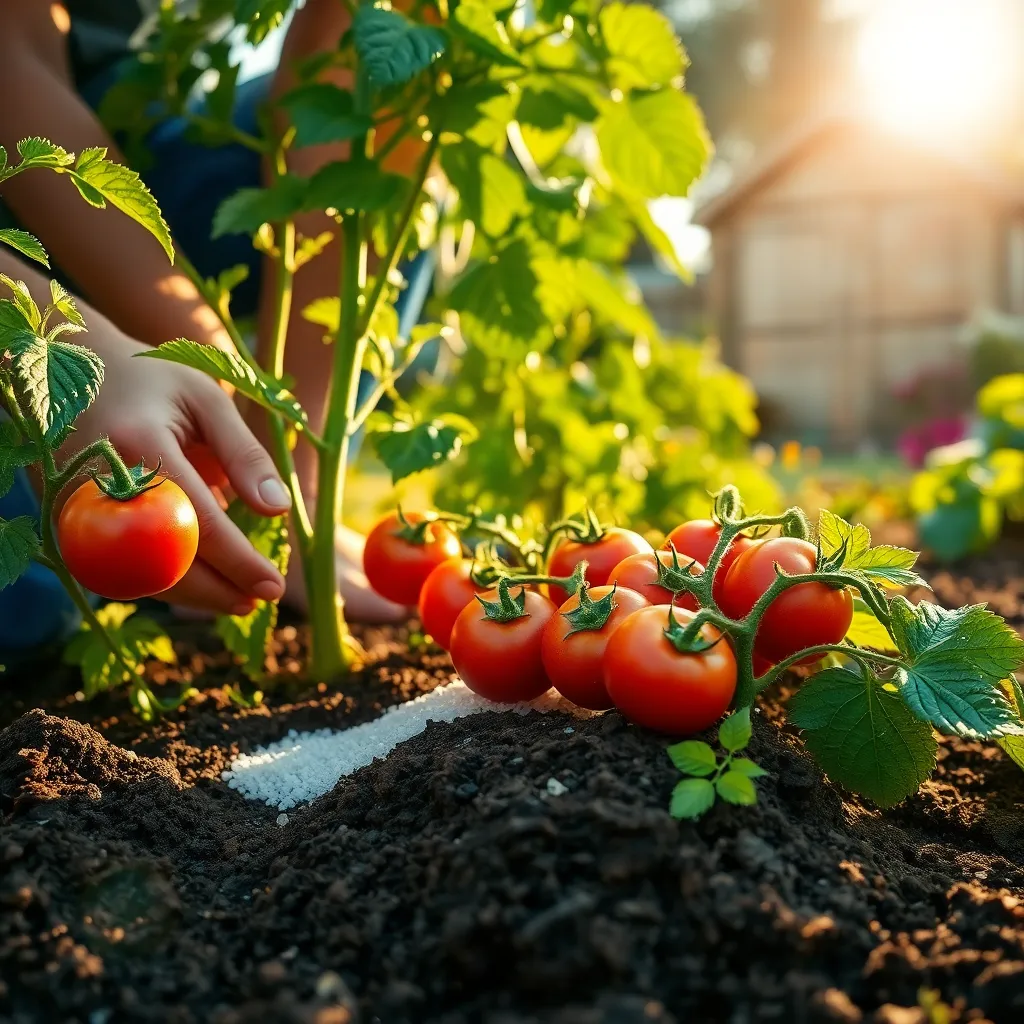Apply Fertilizer Evenly Around Roots