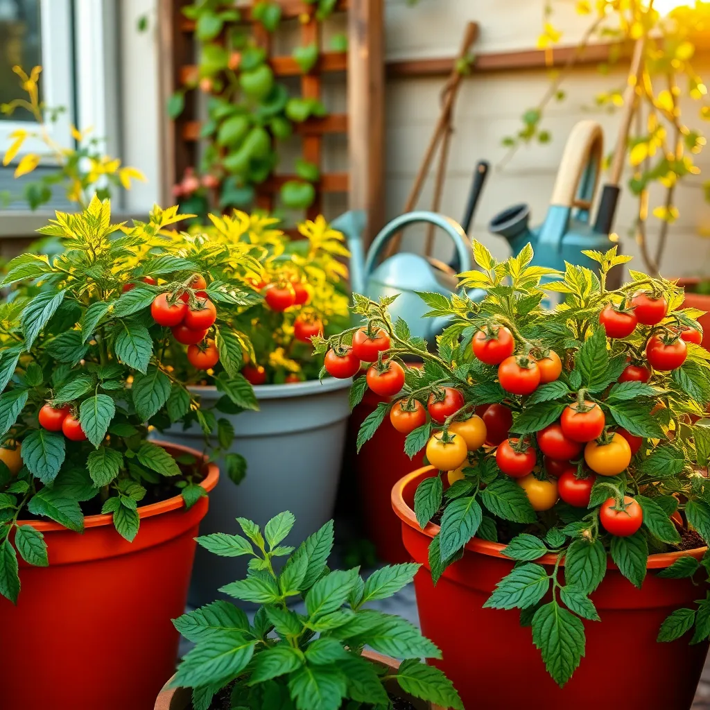Select Compact Tomato Varieties