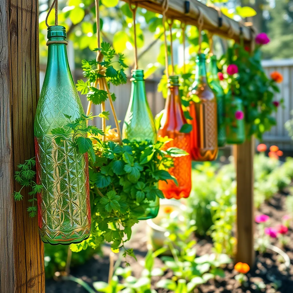 Upcycle Plastic Bottles into Planters
