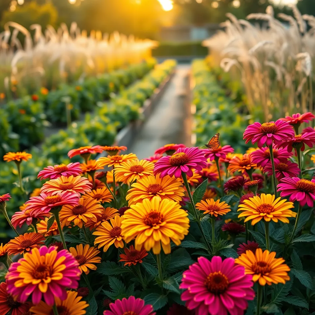 Zinnias (Long-Lasting Blooms to Attract Diverse Pollinators)