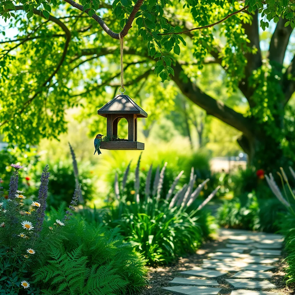Hang Feeder in Ideal Location