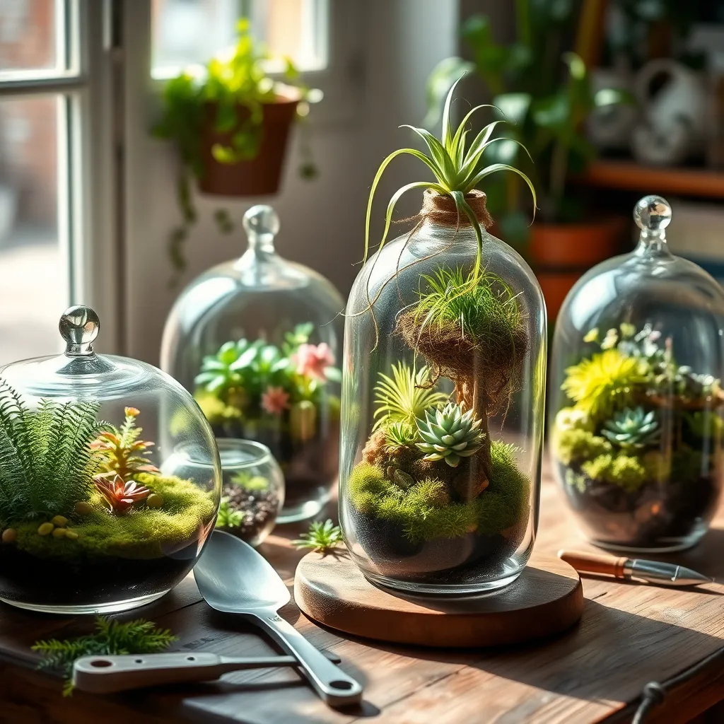Use Terrariums for Mini Displays