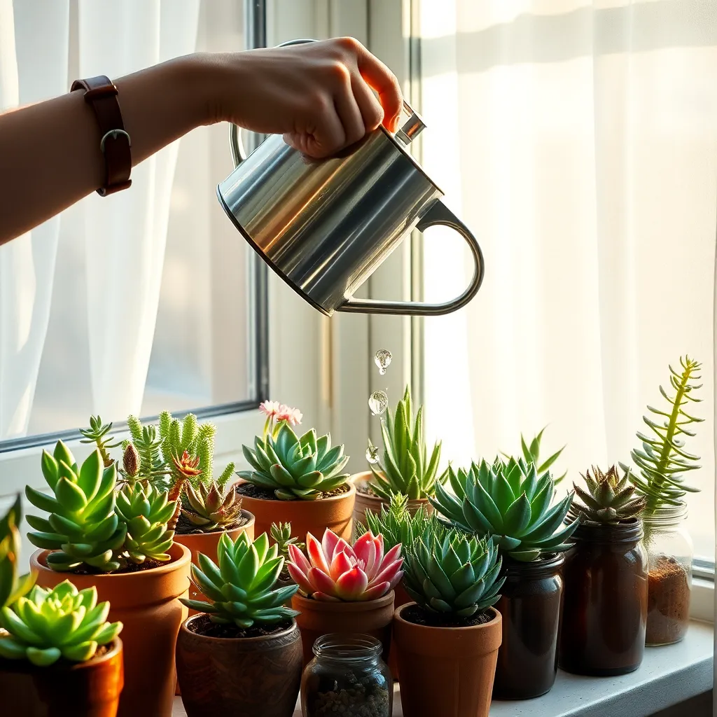 Watering Tips for Indoor Succulents