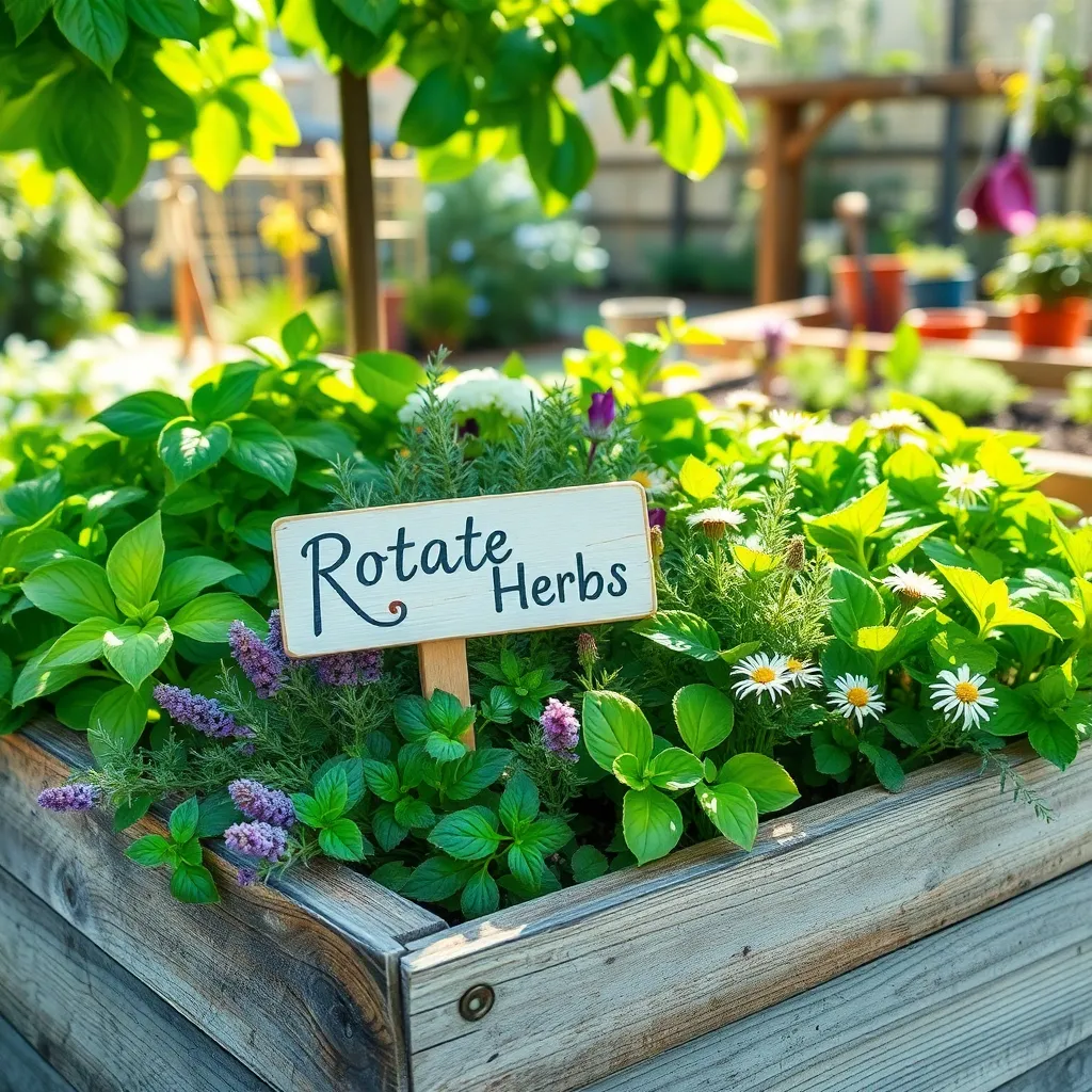 Rotate Herbs Seasonally