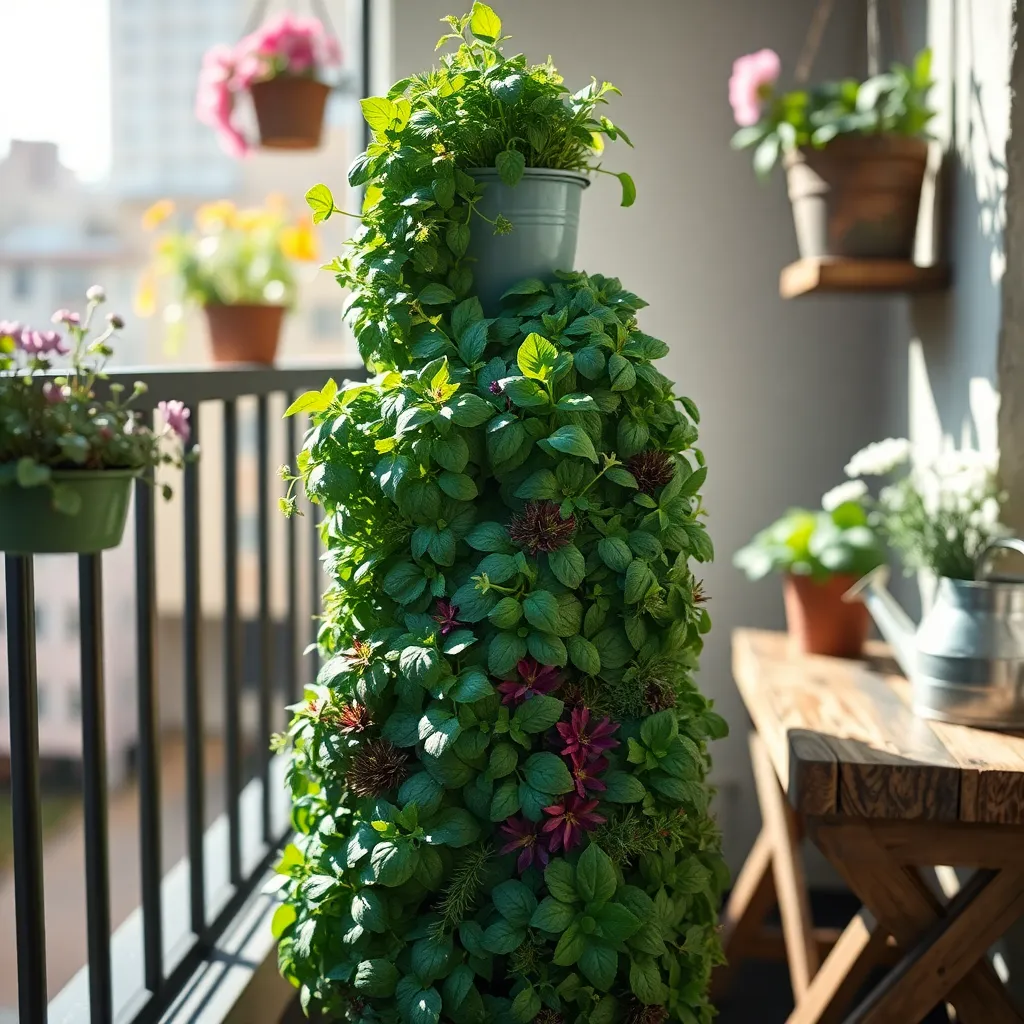Herb Spiral Planter (Maximize Culinary Diversity)