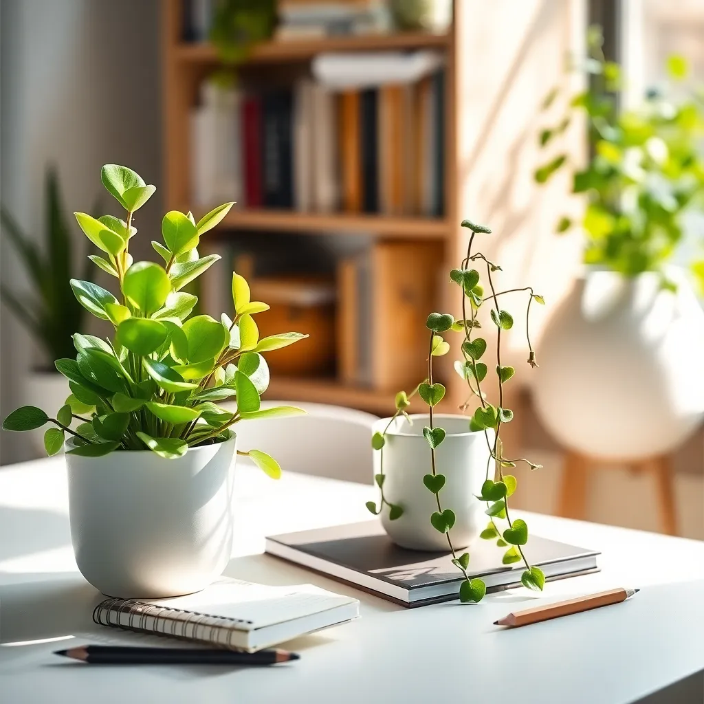 Compact Plants for Small Desks