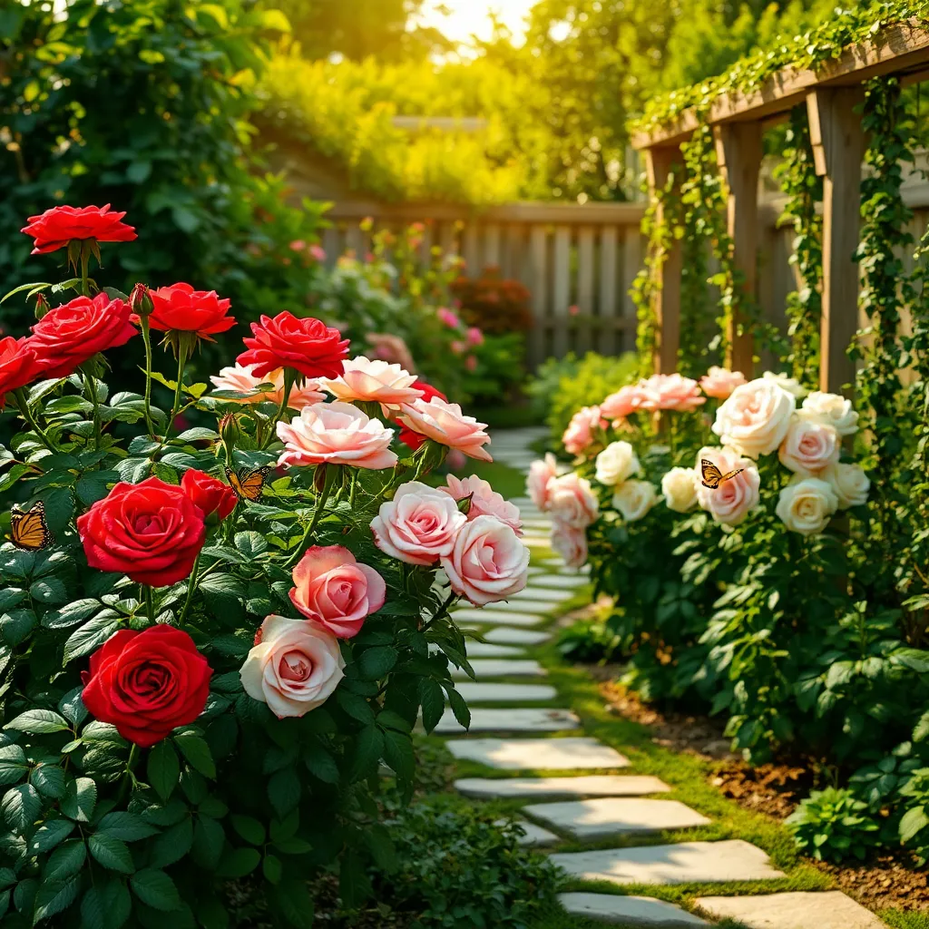 Space Roses for Air Circulation