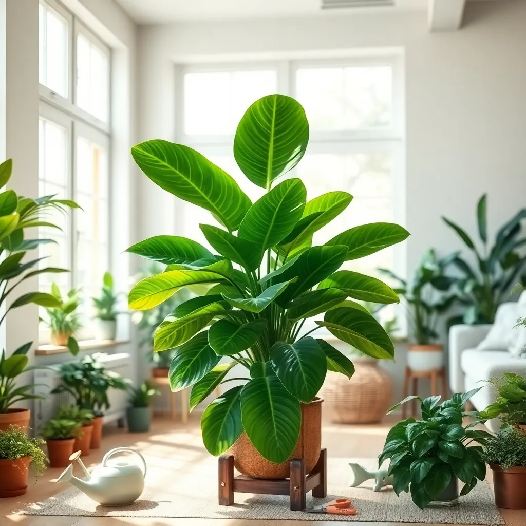 Rubber Plant: Large-Leaf Freshness