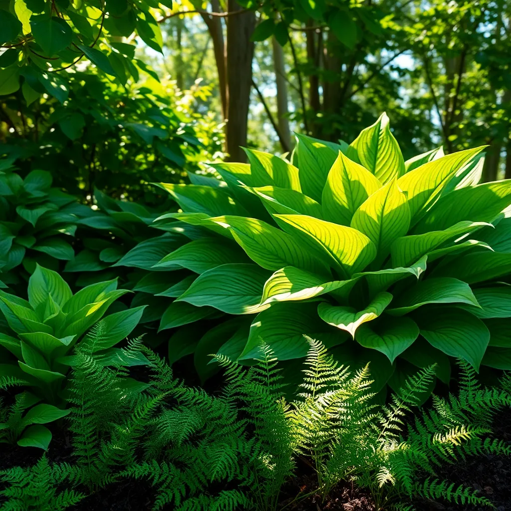 Hostas (Lush Foliage for Shaded Areas)