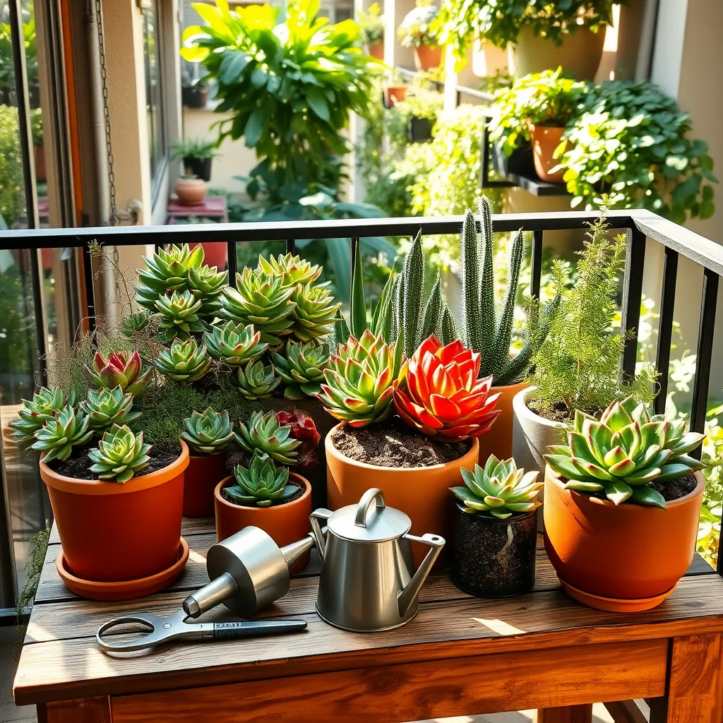 Succulent Collection (Low-Maintenance and Resilient)