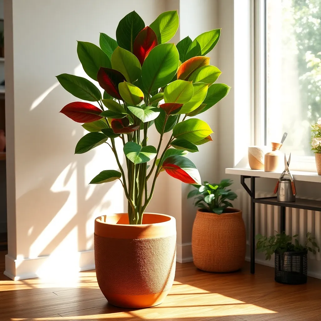 Rubber Plant (Ficus elastica)