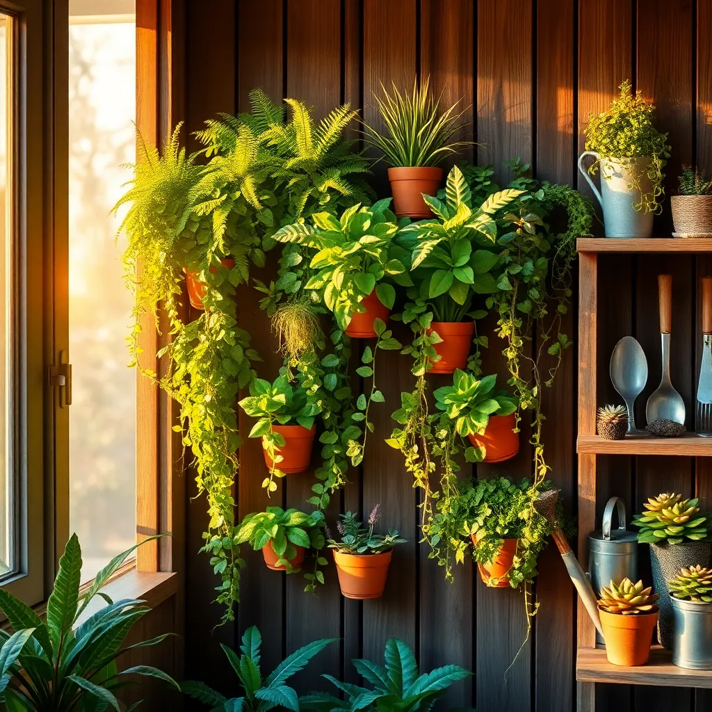Vertical Wall Planters (Space-Saving Greenery Display)
