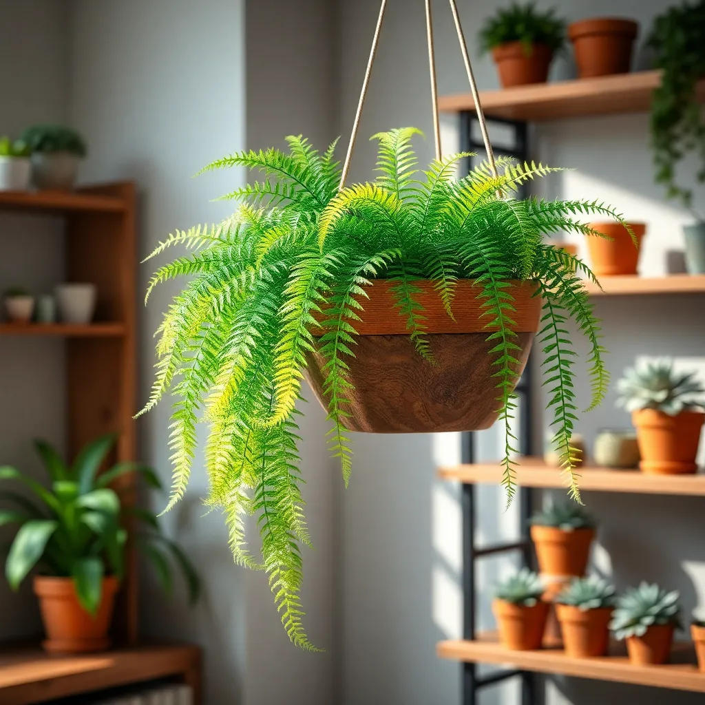 Boston Fern (Nephrolepis exaltata)