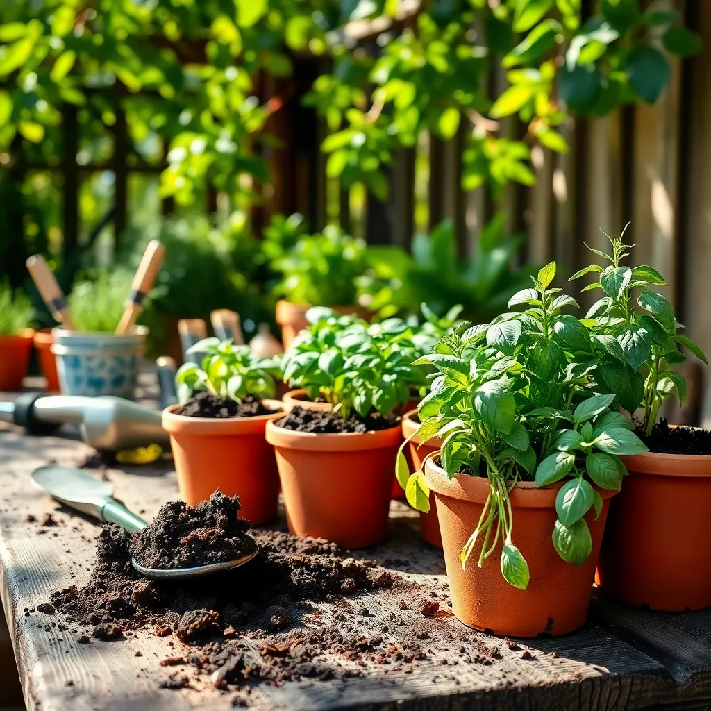 Prepare Soil and Containers
