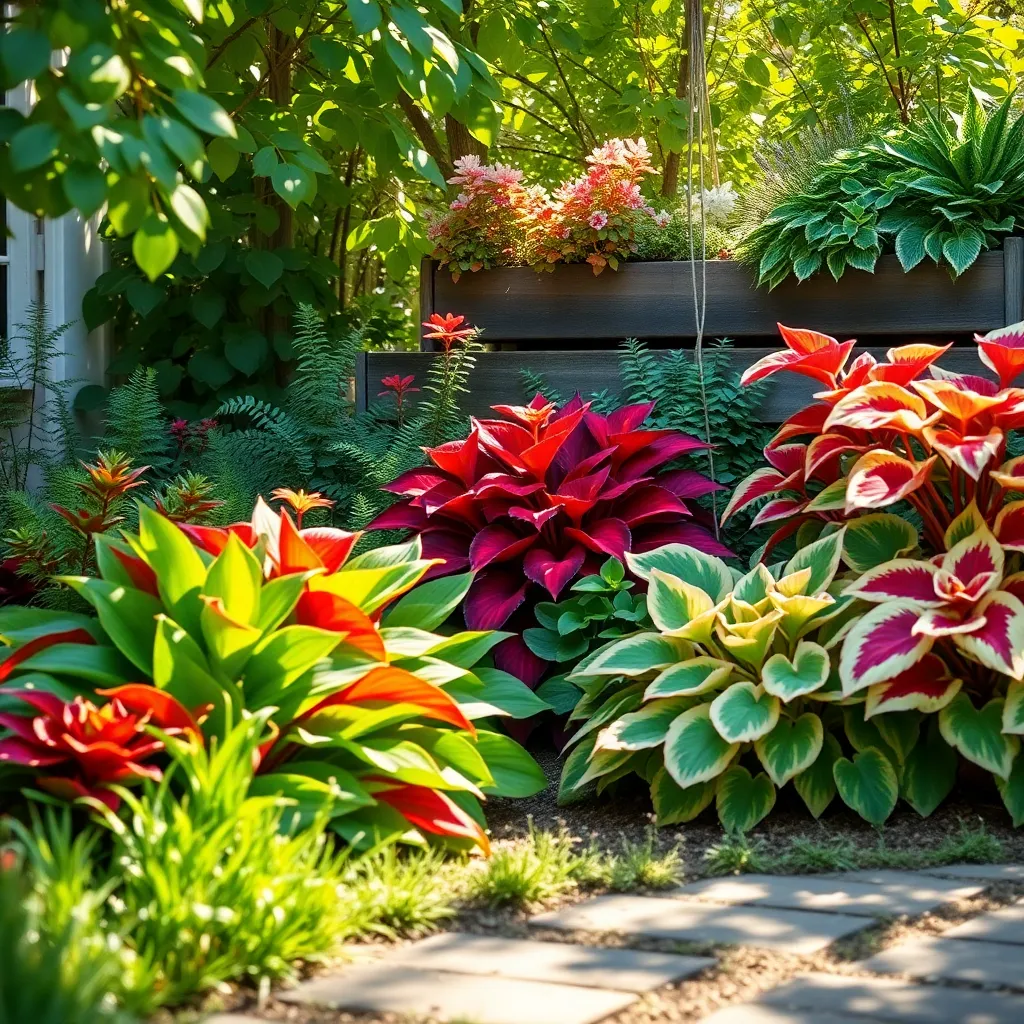 Colorful Foliage for Added Texture