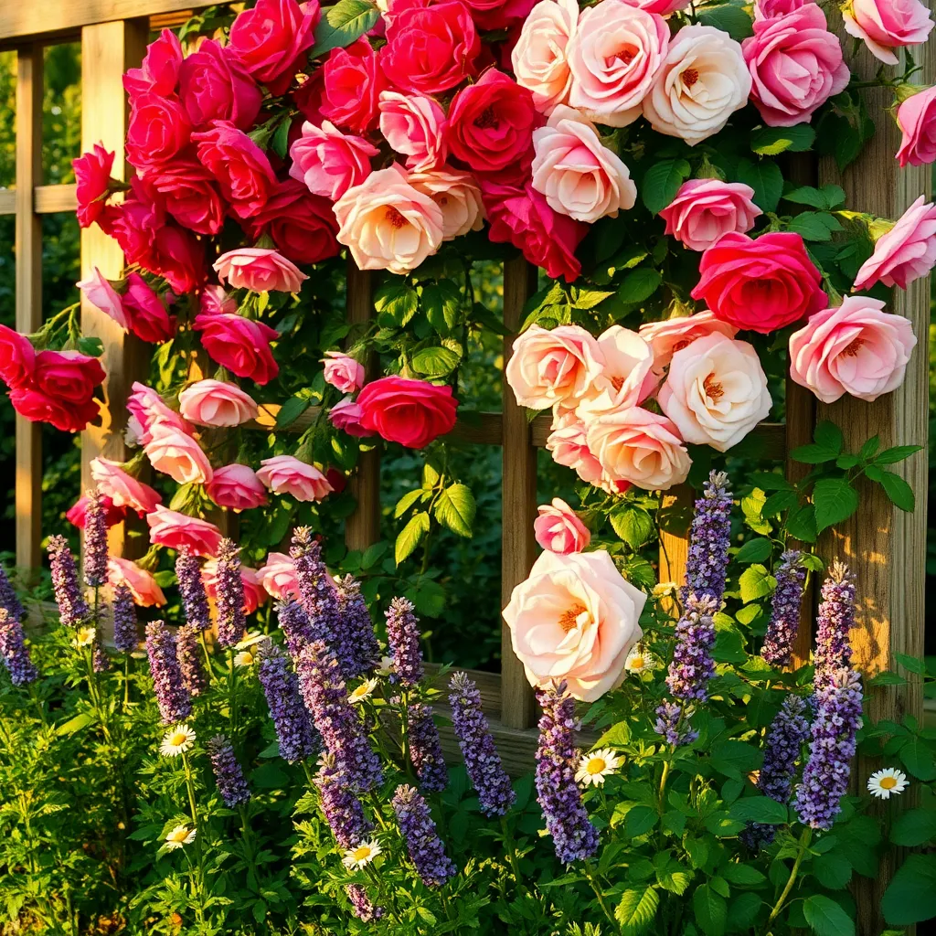 Climbing Roses (Aesthetic Vertical Coverage)