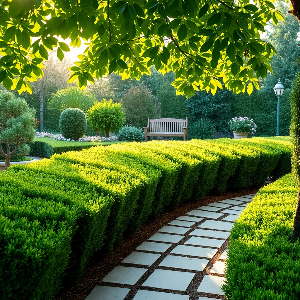 Boxwood Shrubs (Dense, Customizable Borders)