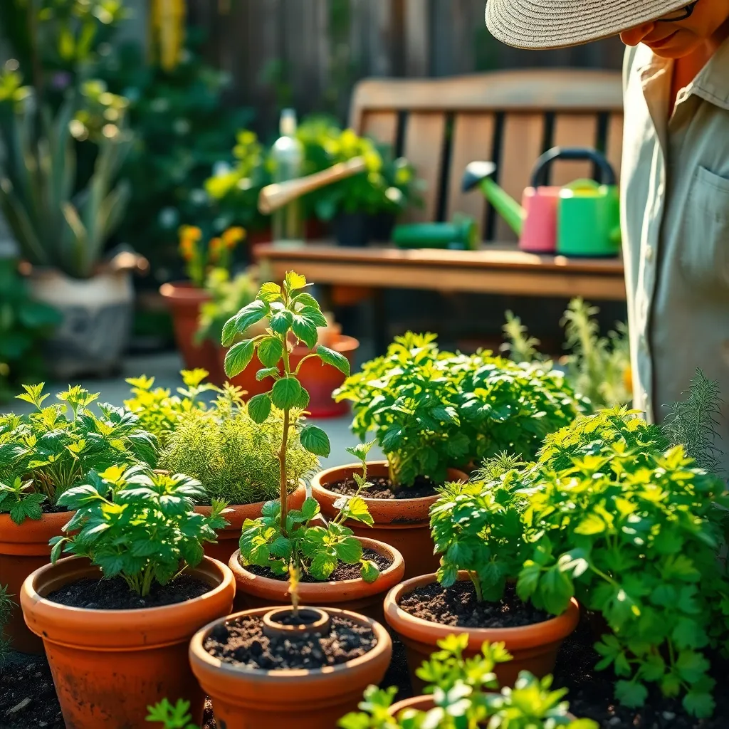 Plant Herbs with Care