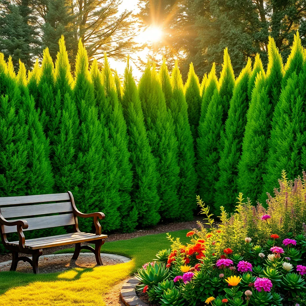 Thuja Green Giant (Low-Maintenance Privacy Hedge)