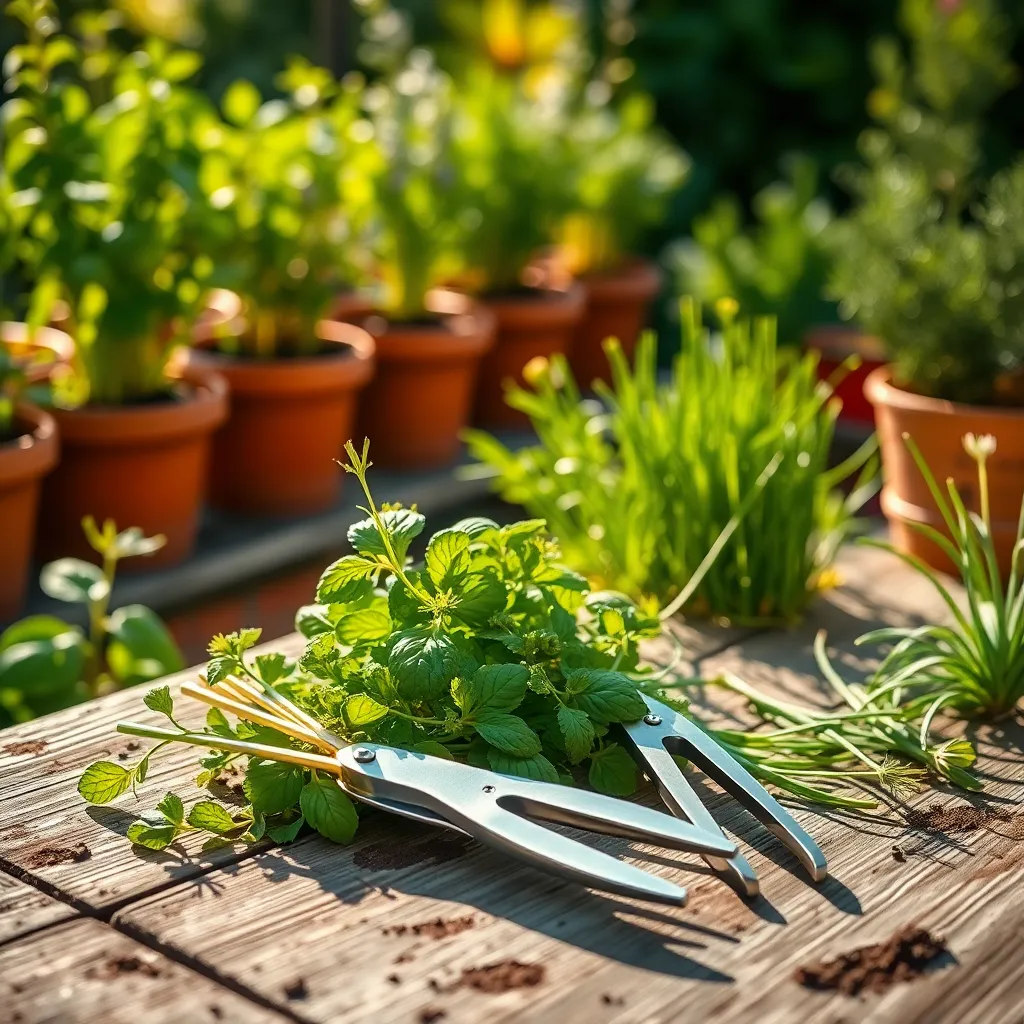 Versatile Herb Snippers