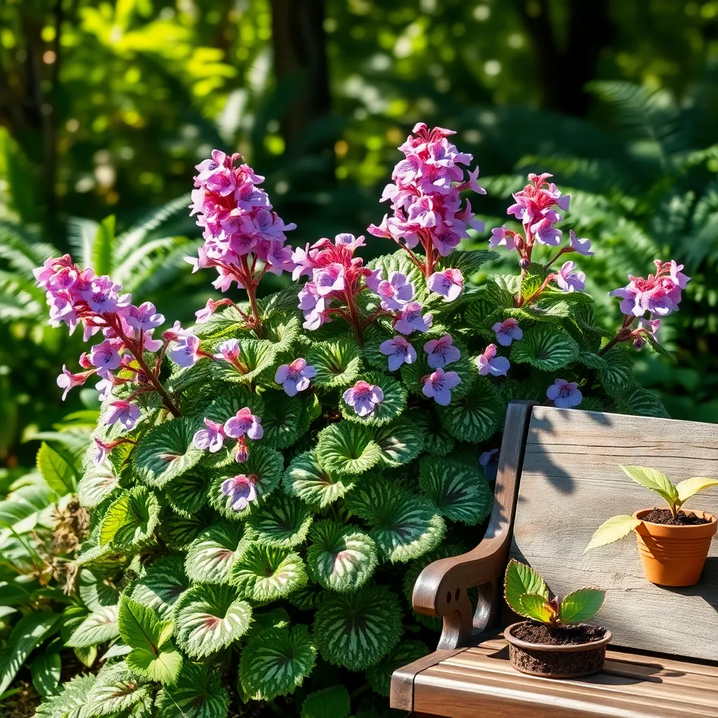 Lungwort 'Raspberry Splash' (Pulmonaria saccharata)
