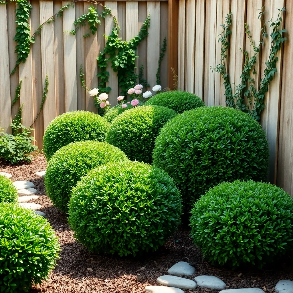 Dwarf Boxwood Shrubs (Low-Maintenance Greenery)