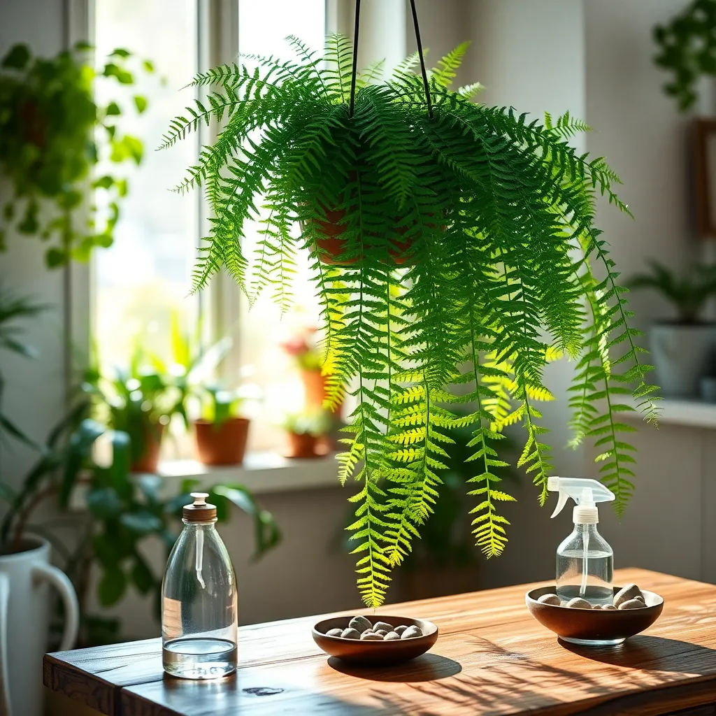 Boston Fern: Humidity Lover