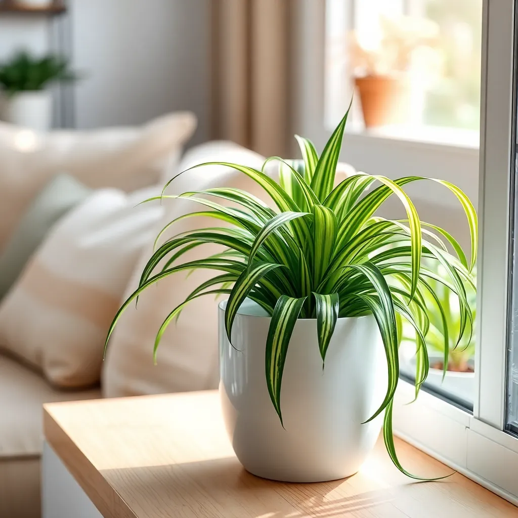 Spider Plant (Chlorophytum comosum)