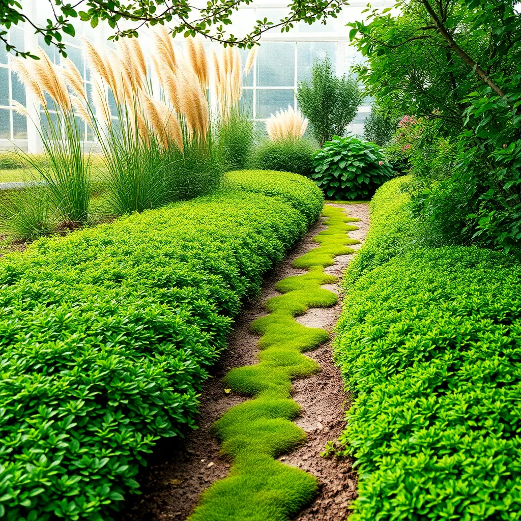 Incorporate Low-Maintenance Groundcovers