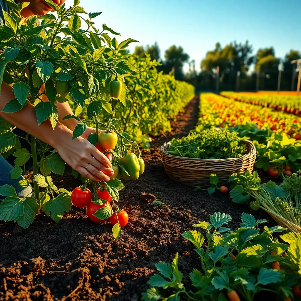 Harvesting Your First Crops