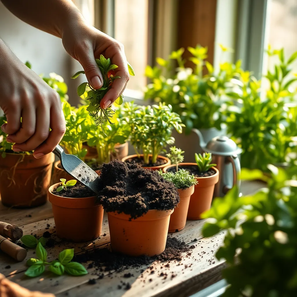 Prepare Pots with Quality Soil